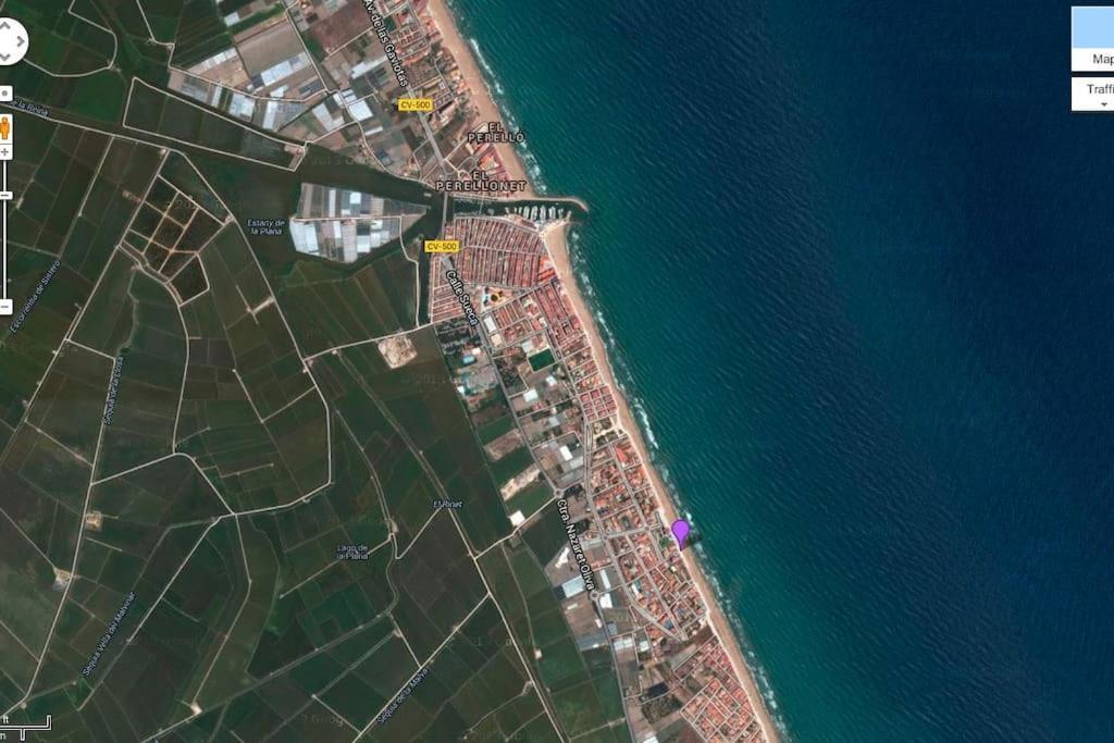 Beachfront House, Valencia, Wifi, Paddle Surf Board, Incredible Views Sueca Exteriér fotografie